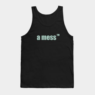 a mess pastel green Tank Top